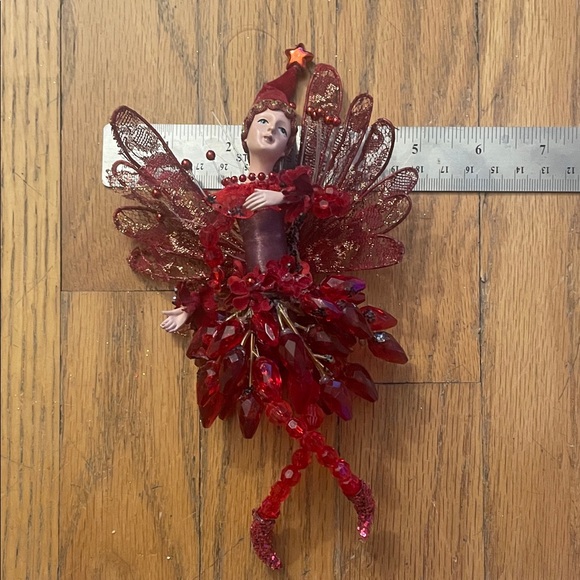 Red Fairy Ornament - Picture 2 of 14